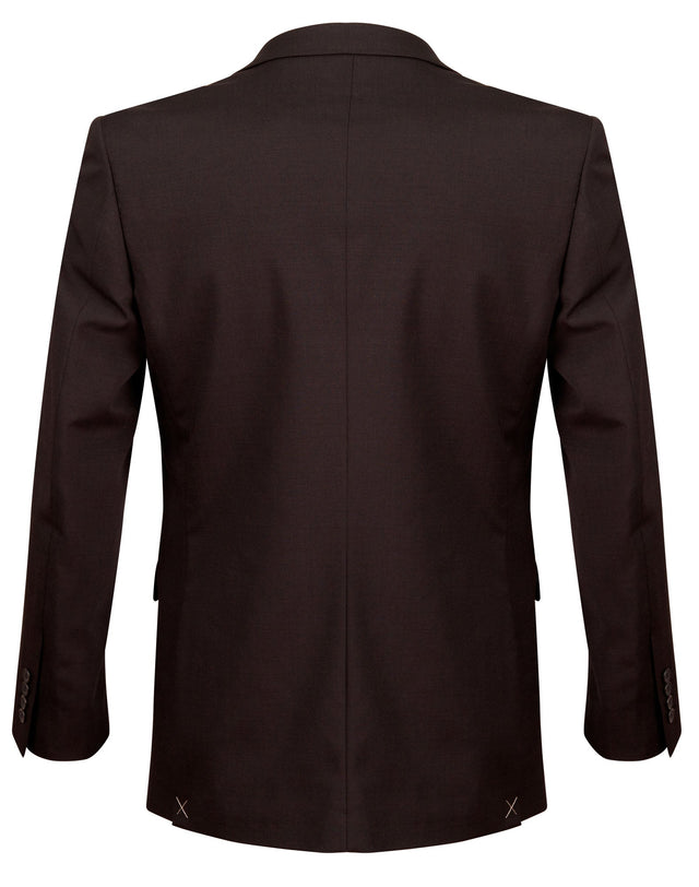 Men's Wool Blend Stretch Two Buttons Jacket M9100