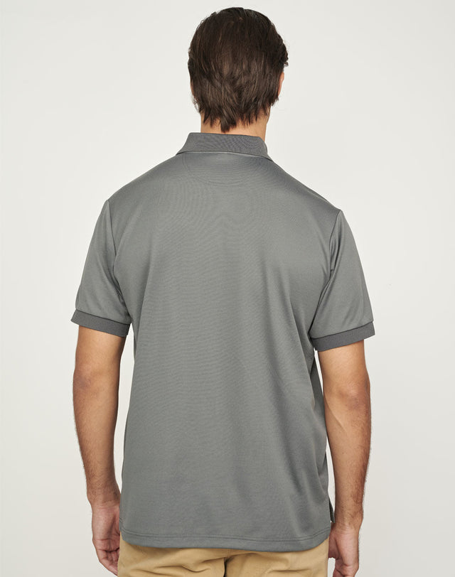 PS91 MENS SUSTAINABLE POLY/COTTON CORPORATE SS POLO