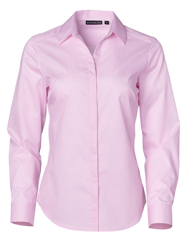 Benchmark M8110L BARKLEY LADIES TAPED SEAM LONG SLEEVE SHIRT