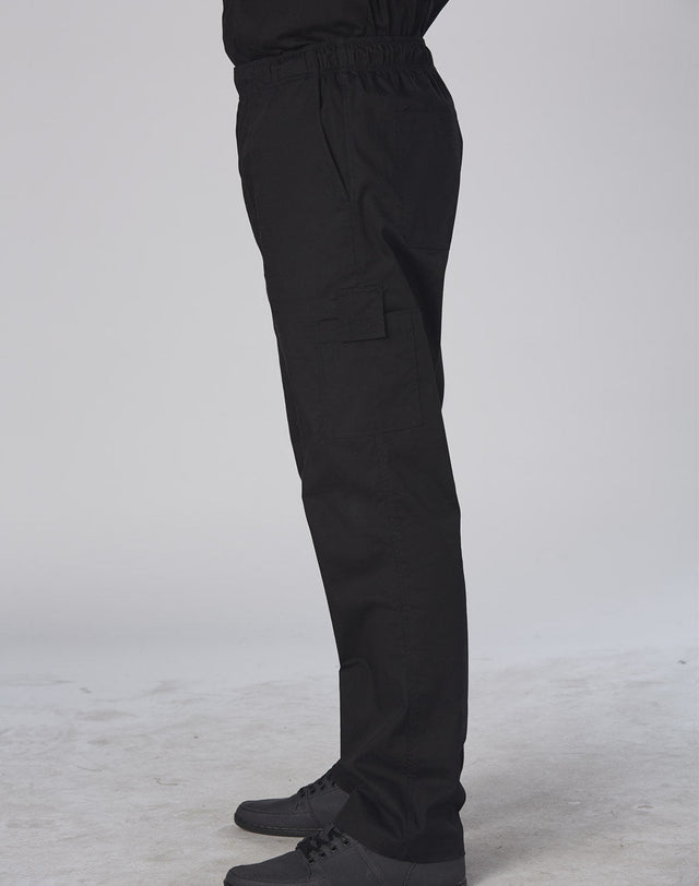 Benchmark CP03 MENS FUNCTIONAL CHEF PANTS Black Black
