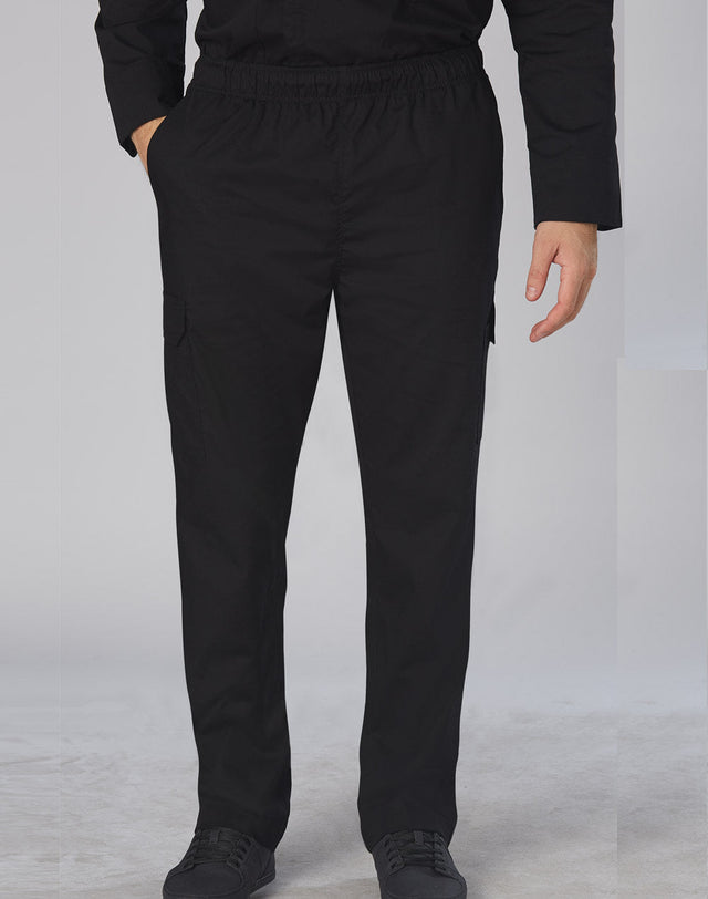 Benchmark CP03 MENS FUNCTIONAL CHEF PANTS Black Black