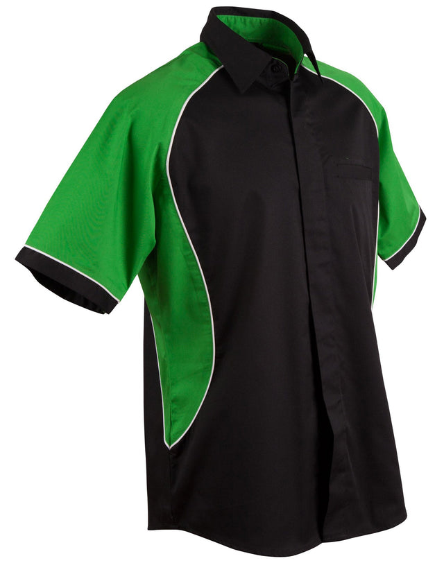 Benchmark BS15 Men's Arena Tri-Colour Contrast Shirt