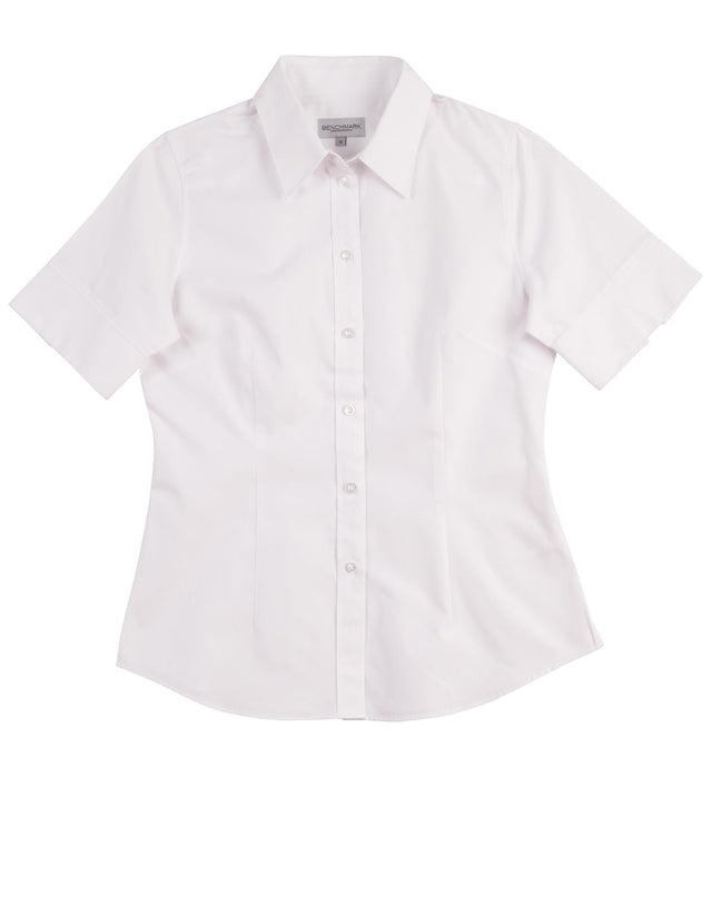 Benchmark M8040S Women's CVC Oxford Short Sleeve Shirt