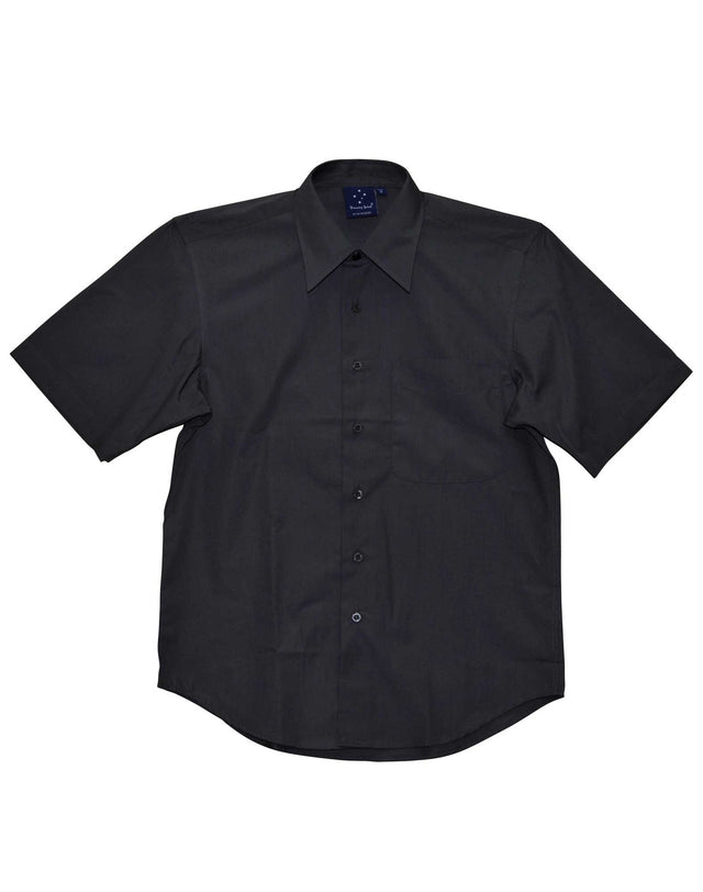 Benchmark BS08S Men's Telfon Executive Short Sleeve Shirt