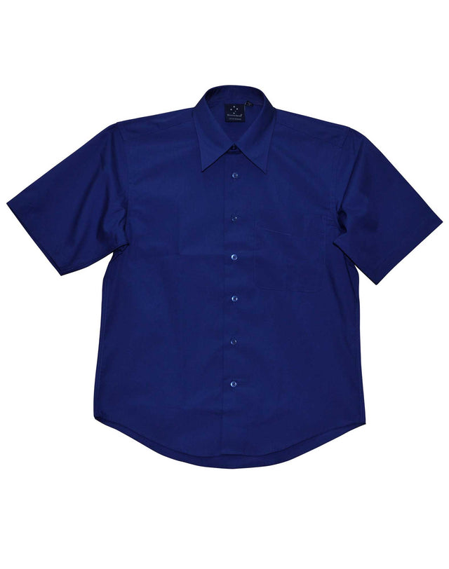 Benchmark BS08S Men's Telfon Executive Short Sleeve Shirt