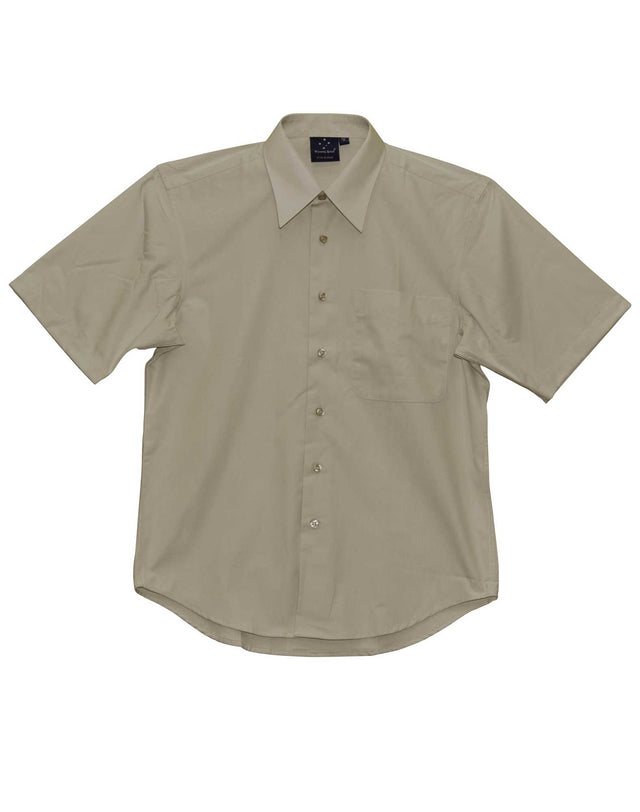Benchmark BS08S Men's Telfon Executive Short Sleeve Shirt