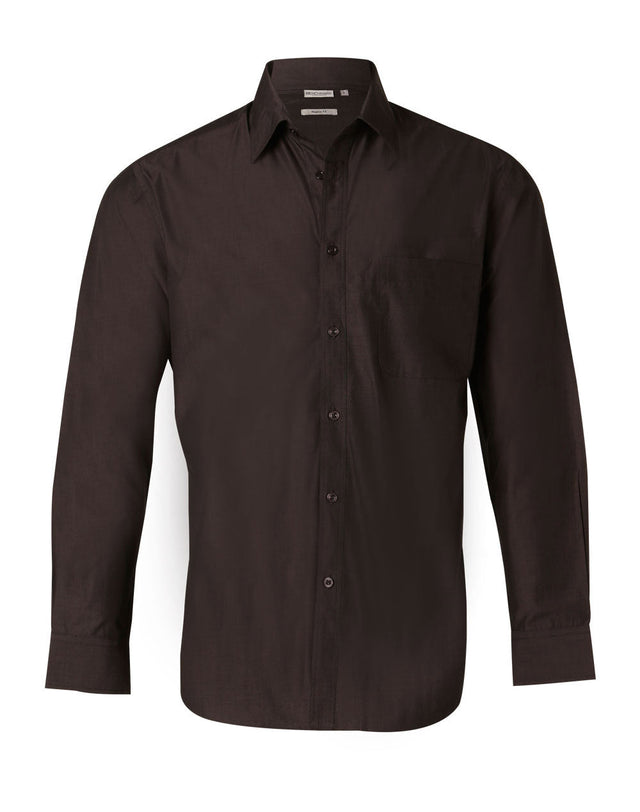 Benchmark M7002 Men's Nano Tech Long Sleeve Shirt