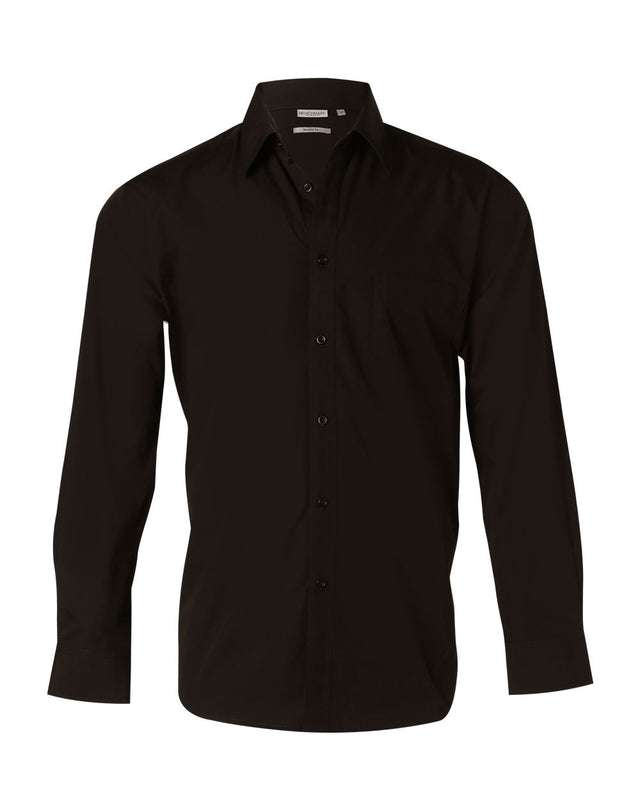 Benchmark M7002 Men's Nano Tech Long Sleeve Shirt