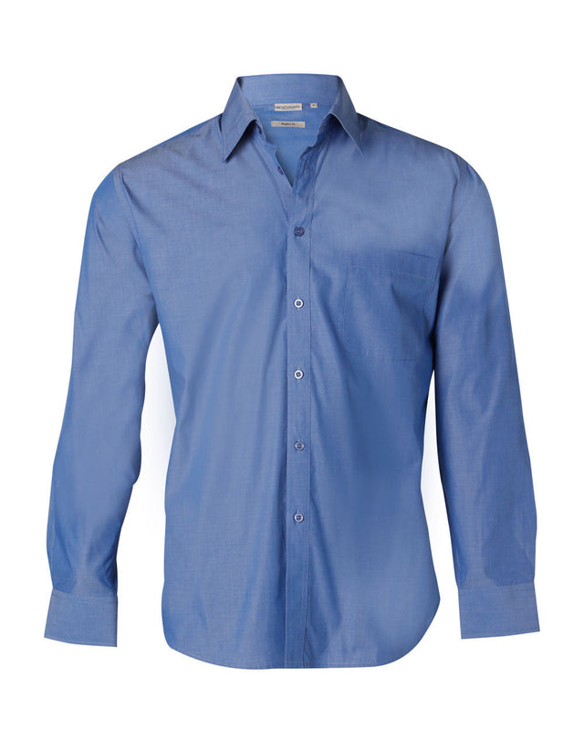 Benchmark M7002 Men's Nano Tech Long Sleeve Shirt
