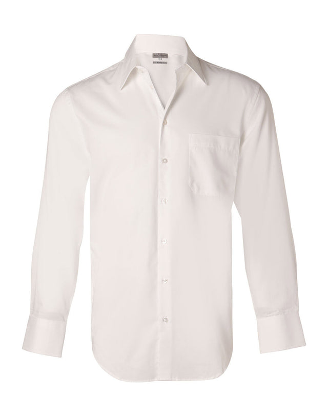 Benchmark M7002 Men's Nano Tech Long Sleeve Shirt