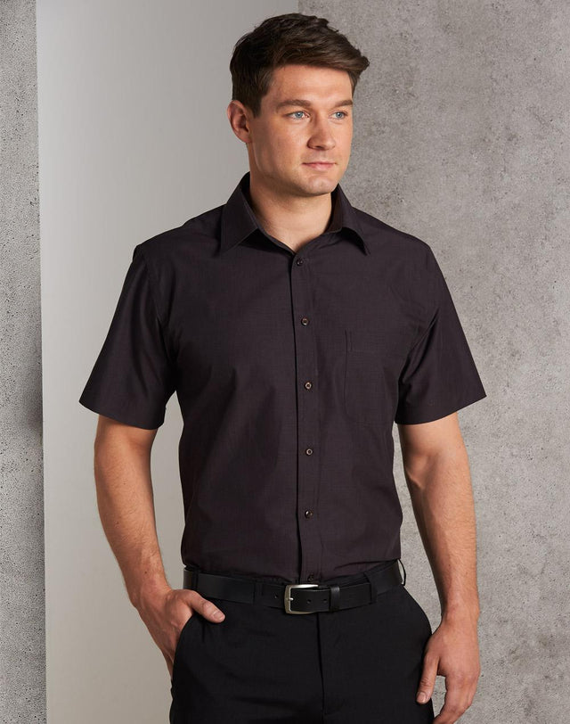 Benchmark M7001 Men's Nano Tech Short Sleeve Shirt