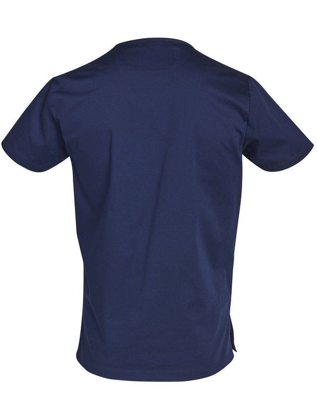 AIW M7650 MENS V-NECK CONTRAST TRIM SCRUB TOP