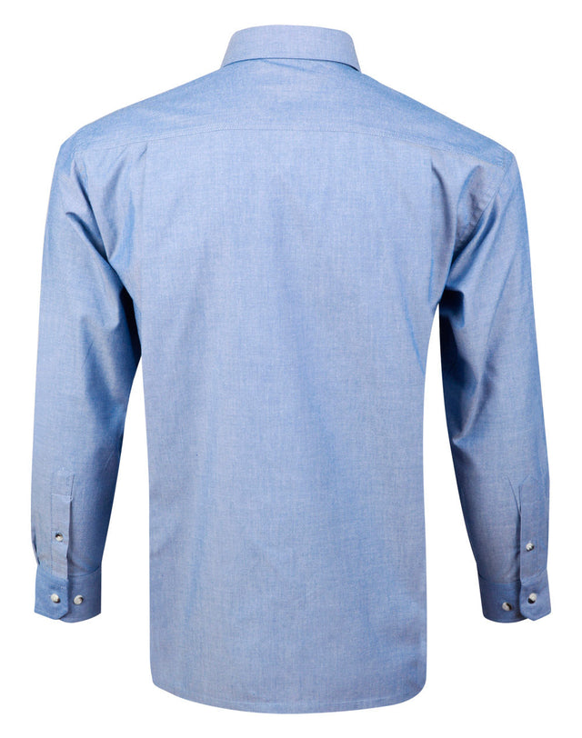 Benchmark BS03L Men's Chambray Long Sleeve