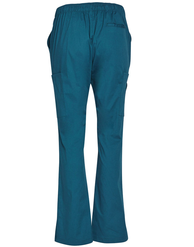 Benchmark M9720 LADIES SEMI-ELASTIC WAIST TIE SOLID COLOUR SCRUB PANTS