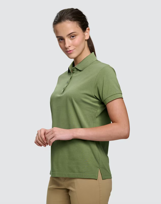 PS72 Ladies Ultrafine Cotton Pique Short Sleeve Polo