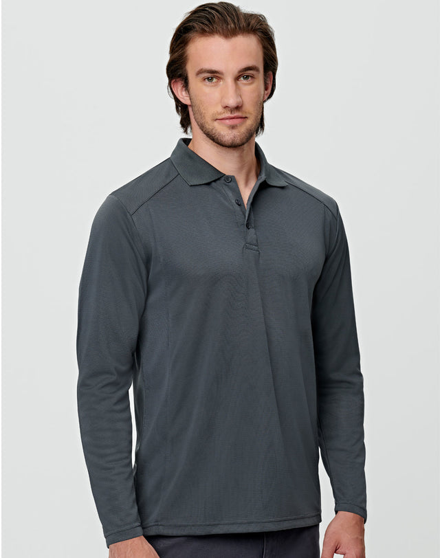 PS89 LUCKY BAMBOO LONG SLEEVE POLO Mens