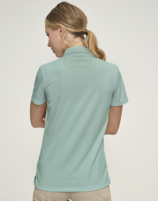 PS96 SUSTAINABLE JACQUARD KNIT POLO Ladies