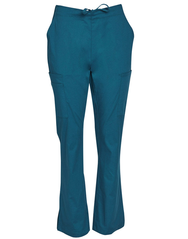 Benchmark M9720 LADIES SEMI-ELASTIC WAIST TIE SOLID COLOUR SCRUB PANTS