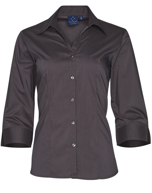 Benchmark BS07Q Women's Teflon Executive 3/4 Sleeve Shirt