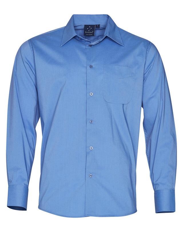 Benchmark BS08L Men's Teflon Executive Long Sleeve Shirt