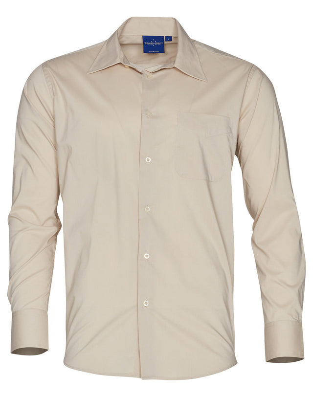 Benchmark BS08L Men's Teflon Executive Long Sleeve Shirt