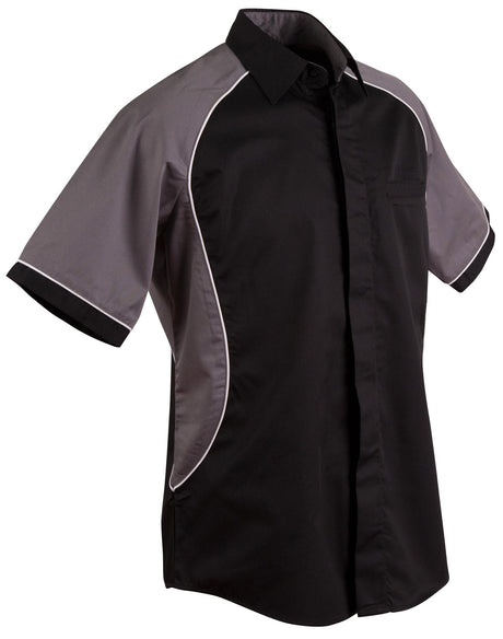 Benchmark BS15 Men's Arena Tri-Colour Contrast Shirt